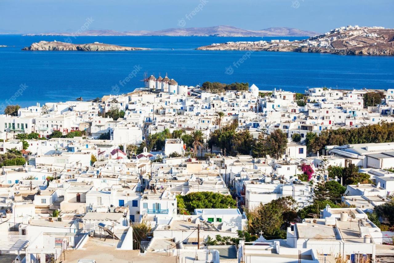 La Villa Rooms Mykonos Town Exteriör bild